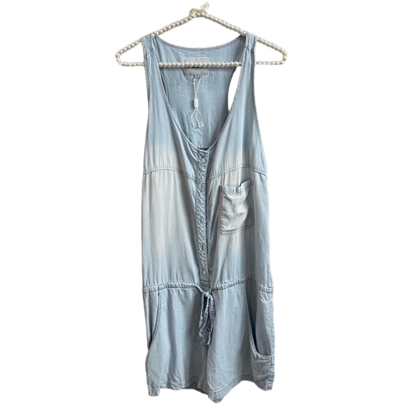 Rails Lily Chambray Romper M NWOT - Picture 3 of 9